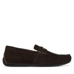 Mokasyny Lasocki. Brązowe mokasyny męskie Lasocki, bez zapięcia. Za 179.99 zł.