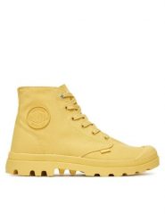 Palladium Trapery Mono Chrome 73089-725-M Żółty. Żółte buty zimowe męskie Palladium, bez wzorów, z materiału, bez obcasa, bez zapięcia. Za 249.99 zł.