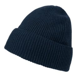 Czapka zimowa z merino dla dorosłych Helly Hansen Wool Beanie. Niebieskie czapki męskie Helly Hansen, na zimę, bez wzorów, sportowe. Za 228.50 zł.