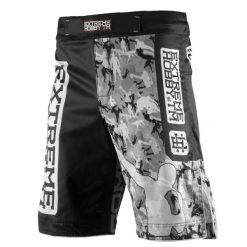 Spodenki do Grapplingu MMA BJJ K1 męskie EXTREME HOBBY COMBAT GAME. Czarne szorty sportowe męskie EXTREME HOBBY, bez wzorów, z poliesteru, sportowe. Za 219.00 zł.