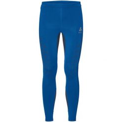 Odlo Spodnie tech. Odlo Bottom long OMNIUS Print - 321852 - 321852/20442/L. Niebieskie spodnie dresowe męskie Odlo. Za 180.04 zł.