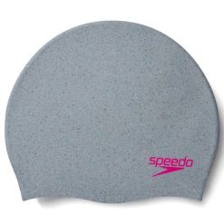Czapka Speedo Z Recyklingowanego Silikonu – Biała/Wielokolorowa/Fluroróżowa. Białe czapki męskie SPEEDO, bez wzorów, sportowe. Za 88.50 zł.