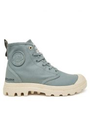 Palladium Trapery Pampa Hi Zip Organic 79101-083-M Szary. Szare buty zimowe męskie Palladium, bez wzorów, z materiału, bez obcasa, bez zapięcia. Za 259.99 zł.