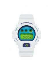 Casio Zegarek DW-6900RCS-7ER Biały. Białe, cyfrowe zegarki męskie G-Shock. Za 479.99 zł.
