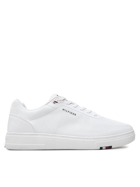 Tommy Hilfiger Sneakersy Modern Cup Knit Rwb FM0FM04942 Biały. Białe buty sportowe na co dzień męskie Tommy Hilfiger, m, bez wzorów, z materiału, bez ramiączek, bez kaptura. Za 279.99 zł.