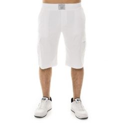 Szorty na co dzień na siłownię. Białe spodnie na co dzień męskie LEONE 1947 APPAREL, bez wzorów, z bawełny, sportowe. W wyprzedaży za 112.15 zł.