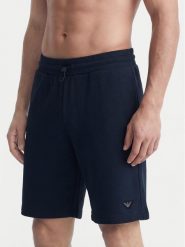 Emporio Armani Underwear Szorty sportowe EM000495 AF19060 UB102 Granatowy. Niebieskie szorty sportowe męskie Emporio Armani Underwear, bez wzorów, z bawełny, sportowe. Za 409.99 zł.