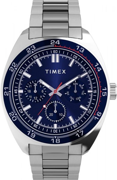 Zegarek męski Timex TW2Y22700 srebrny. Szare zegarki męskie Timex, srebrne. Za 549.00 zł.