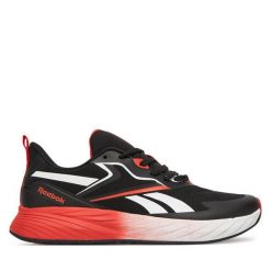 Buty do biegania Reebok. Czarne buty do biegania męskie Reebok, bez wzorów, bez zapięcia, do biegania. Za 199.99 zł.
