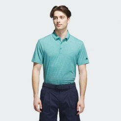 Koszulka Go-to Rise Print Polo. Niebieskie koszulki polo męskie ADIDAS, m, bez wzorów, sportowe, bez kołnierzyka, bez ramiączek. Za 299.00 zł.
