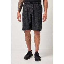 Męska Bermudy funkcyjne FLEXNAMIC® fitness luźny krój szybkoschnące. Czarne szorty sportowe męskie JAY-PI, bez wzorów, z elastanu. Za 199.99 zł.