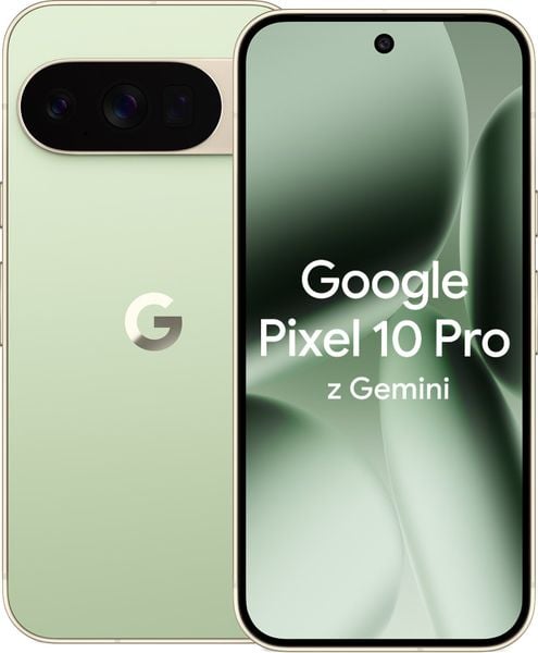 Smartfon Pixel 10 Pro 5G 16/256GB Zielony (GA10316-GB). Zielone smartfony Google. Za 4,535.99 zł.