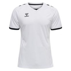 HUMMEL bluzka sportowa CORE VOLLEY TEE. Białe t-shirty sportowe męskie HUMMEL, m, bez wzorów, sportowe, bez ramiączek. Za 83.99 zł.