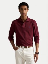 Polo Ralph Lauren Polo 710681126076 Czerwony Slim Fit. Czerwone koszulki polo męskie Polo Ralph Lauren, m, bez wzorów, z bawełny, bez kołnierzyka, bez ramiączek. Za 459.99 zł.