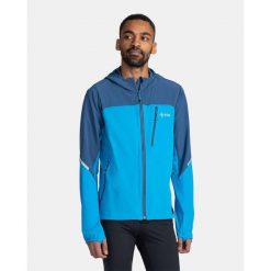 Męska kurtka do biegania Kilpi NEATRIL-M. Niebieskie kurtki softshell męskie Kilpi, m, bez wzorów, z nylonu, bez kaptura, do biegania. Za 318.77 zł.