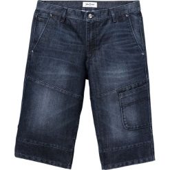 Długie bermudy dżinsowe Regular Fit bonprix ciemnoniebieski. Jeansy męskie marki bonprix. Za 89.99 zł.