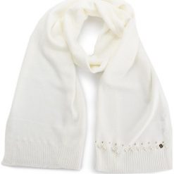 Szal LIU JO - Sciarpa Maglia Perle N68281 M0300 Bianco Iana 00086. Szaliki męskie marki Giacomo Conti. Za 299.00 zł.