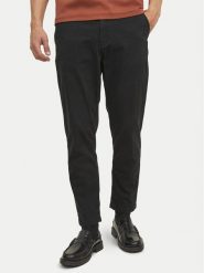 Jack & Jones Chinosy Harlow 12242188 Czarny Tapered Fit. Czarne eleganckie spodnie męskie Jack & Jones, bez wzorów, z bawełny. Za 219.99 zł.