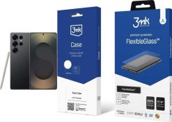 Smartfon Samsung Galaxy S25 Ultra 12/256GB Czarny (SM-S938BZK) + FlexibleGlass + Etui Clear Case. Czarne smartfony SAMSUNG. Za 4,303.00 zł.
