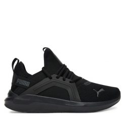 Buty do biegania Puma. Czarne buty do biegania męskie Puma, bez wzorów, bez zapięcia, do biegania. Za 249.99 zł.