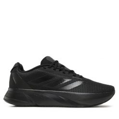 Buty do biegania adidas. Czarne buty do biegania męskie ADIDAS, bez wzorów, bez zapięcia, do biegania. Za 299.99 zł.