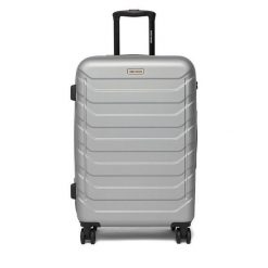 Walizka średnia GINO ROSSI. Szare walizki męskie Gino Rossi, bez wzorów, średnie. Za 279.99 zł.