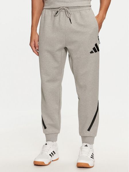 Adidas Spodnie dresowe Z.N.E. JF2446 Szary Regular Fit. Szare spodnie dresowe męskie ADIDAS, bez wzorów, z bawełny. Za 399.99 zł.