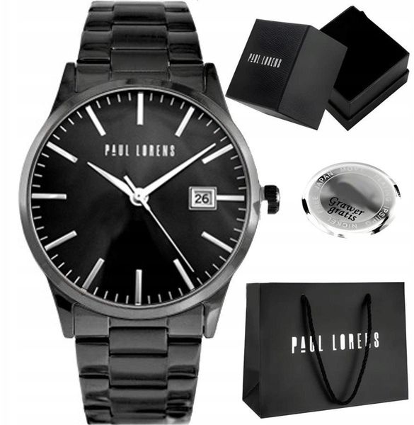Zegarek męski Paul Lorens PABLO-1A5i Z GRAWEREM. Zegarki męskie Paul Lorens. Za 169.00 zł.