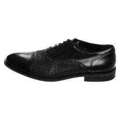 Paolo Gianni Półbuty Męskie 45 Czarny. Czarne eleganckie półbuty męskie Paolo Gianni. W wyprzedaży za 189.00 zł.