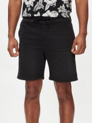 Jack & Jones Szorty jeansowe Chris 12249165 Czarny Relaxed Fit. Czarne szorty męskie Jack & Jones, bez wzorów, z bawełny. Za 149.99 zł.