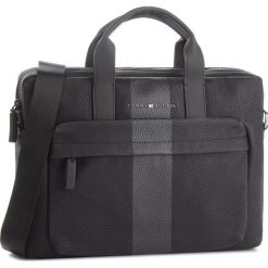 Torba na laptopa TOMMY HILFIGER - Block Stripe Compute AM0AM03599 002. Czarne torby na laptopa męskie Tommy Hilfiger, ze skóry ekologicznej. Za 649.00 zł.