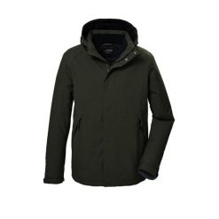 Windbreaker Killtec Kow 4. Czarne kurtki softshell męskie KILLTEC, bez wzorów, z softshellu, bez kaptura, trekkingowe. Za 526.00 zł.