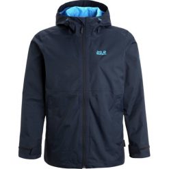 Jack Wolfskin ARROYO MEN Kurtka hardshell night blue. Niebieskie kurtki outdoor męskie Jack Wolfskin, z hardshellu. W wyprzedaży za 471.20 zł.