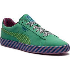 Sneakersy PUMA - Suede Classic Pop Culture 367776 01 Biscay Green/Vibrant Yellow. Zielone buty sportowe na co dzień męskie Puma, z materiału, klasyczne. W wyprzedaży za 279.00 zł.