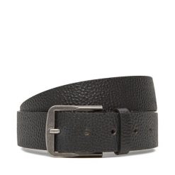 Pasek Męski Calvin Klein Jeans. Czarne paski męskie Calvin Klein Jeans, bez wzorów, z jeansu. Za 159.99 zł.