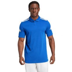 Koszulka męska adidas Squadra 25 Polo. Białe koszulki polo męskie ADIDAS, m, bez wzorów, sportowe, bez kołnierzyka, bez ramiączek. Za 99.00 zł.