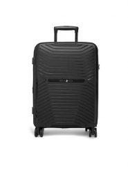 Beverly Hills Polo Club Walizka kabinowa CEO-BHPC-WAL-007-S Czarny. Czarne walizki męskie Beverly Hills Polo Club, bez wzorów, z tworzywa sztucznego. Za 299.99 zł.