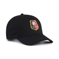 Czapka z daszkiem Stade Rennais FC Essentials PUMA Black White. Białe czapki męskie Puma, bez wzorów, sportowe. Za 99.00 zł.