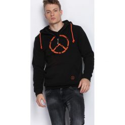 Czarna Bluza No Regrets. Bluzy nierozpinane męskie marki Born2be. Za 69.99 zł.