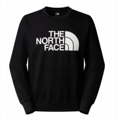 Bluza bez kaptura The North Face Easy Crew - tnf black. Czarne bluzy nierozpinane męskie The North Face, m, bez wzorów, bez ramiączek, bez kaptura. Za 293.70 zł.