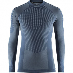 Craft Bluzka Active Intensity Blue S. Niebieskie bielizna termoaktywna męska Craft, z długim rękawem. Za 165.00 zł.