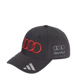 Czapka Audi Revolut F1 Team Gabriel Bortoleto. Czarne czapki męskie ADIDAS, bez wzorów, z materiału, sportowe. Za 239.00 zł.