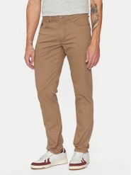 U.S. Polo Assn. Spodnie materiałowe MUP3385 Beżowy Slim Fit. Brązowe spodnie na co dzień męskie U.S. Polo Assn., bez wzorów, z bawełny. Za 179.99 zł.