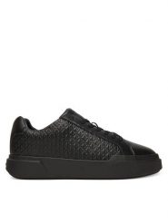 Calvin Klein Sneakersy Chunky Cupsole Laceup Lth Aop YM0YM01383 Czarny. Czarne buty sportowe na co dzień męskie Calvin Klein, m, bez wzorów, ze skóry, bez ramiączek, bez kaptura. Za 389.99 zł.