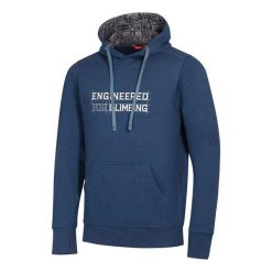 Bluza z kapturem męska Ocun Hoodie. Niebieskie bluzy nierozpinane męskie Ocun, l, bez wzorów, bez ramiączek, z kapturem. Za 303.99 zł.