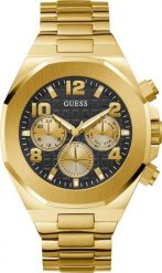 Zegarek Guess Zegarek męski Guess GW0489G2 złoty. Żółte zegarki męskie Guess, złote. Za 1,055.00 zł.