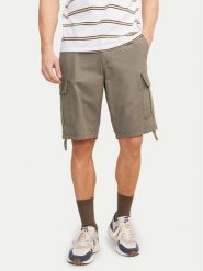 Jack & Jones Szorty materiałowe Jpstcole 12248685 Brązowy Regular Fit. Brązowe szorty męskie Jack & Jones, bez wzorów, z bawełny. Za 109.99 zł.