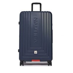 Walizka duża Nautica. Niebieskie walizki męskie Nautica, bez wzorów, duże. Za 399.99 zł.