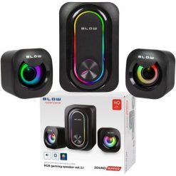 BLOW GŁOŚNIKI KOMPUTEROWE 2.1 GAMINGOWE Z SUBWOOFEREM. Zestawy głośników Blow. Za 72.99 zł.