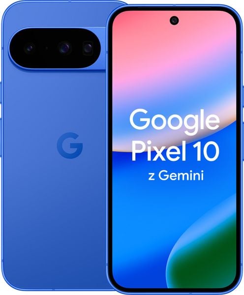 Smartfon Pixel 10 5G 12/256GB Niebieski (GA10219-GB). Niebieskie smartfony Google. Za 3,391.00 zł.